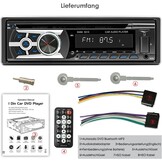 1-DIN Autoradio MP3 CD Bluetooth Handsfree USB AUX RDS 60W Zwart - 53% Korting