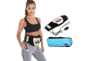 Verwarmende Vibratiemassageband Taille & Buik - 34% Korting