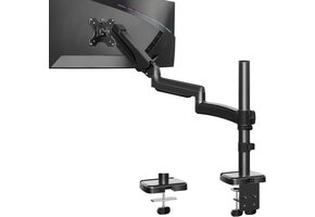 Monitorarm Zwart 22-32 inch, Gasveer, Extra Lang, 35% Korting