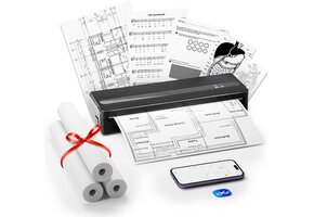 Draagbare A4 Printer PB821 - Inktloos, Draadloos, 34% Korting