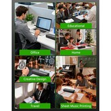 Draagbare A4 Printer PB821 - Inktloos, Draadloos, 34% Korting