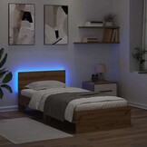 vidaXL Bedframe Artisan Eiken 90x190 cm - 54% Korting