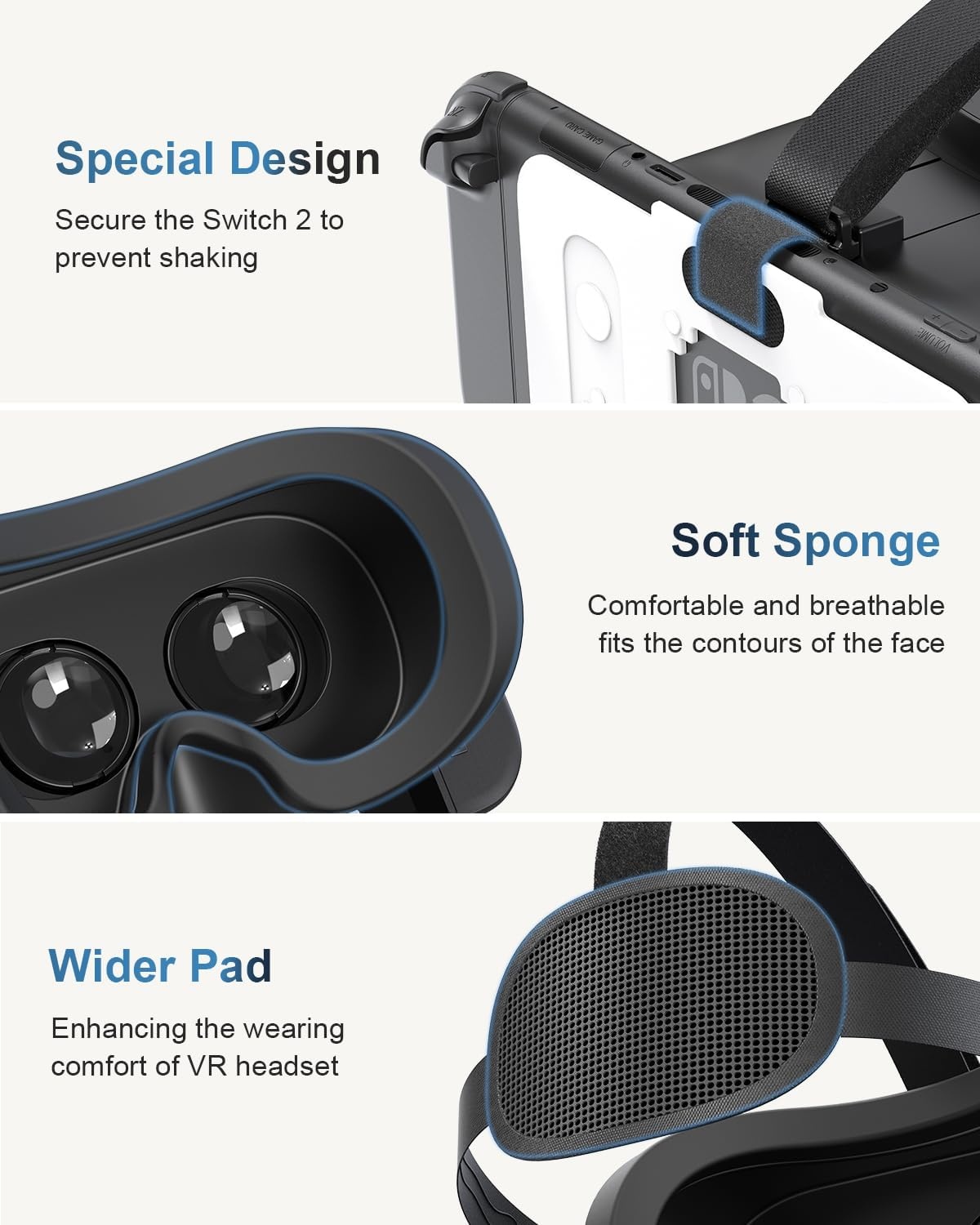 VR Headset Nintendo Switch 2 - 32% Korting - Zwart/Wit