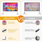 Draagbaar Projectiescherm 100" 16:9 4K HD met Statief - 34% Korting