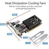 Grafische Kaart GeForce GT 730 4GB DDR3 - 34% Korting