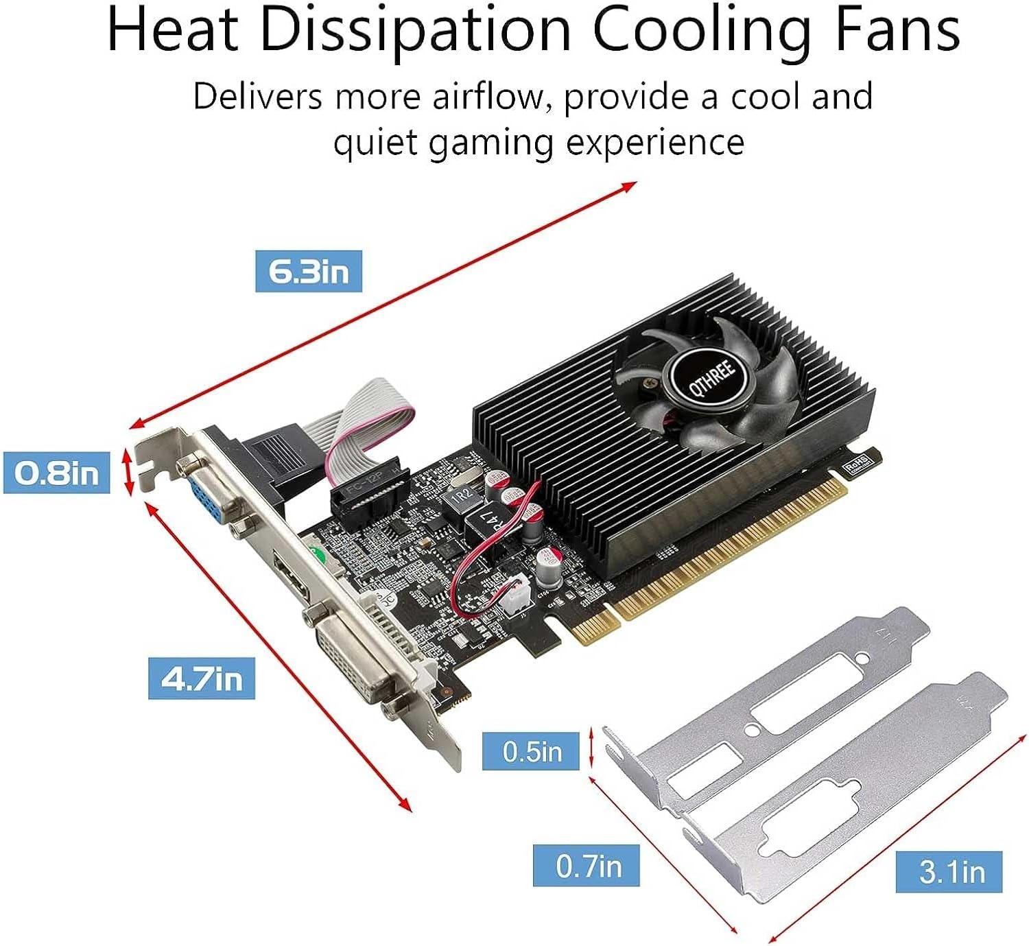 Grafische Kaart GeForce GT 730 4GB DDR3 - 34% Korting