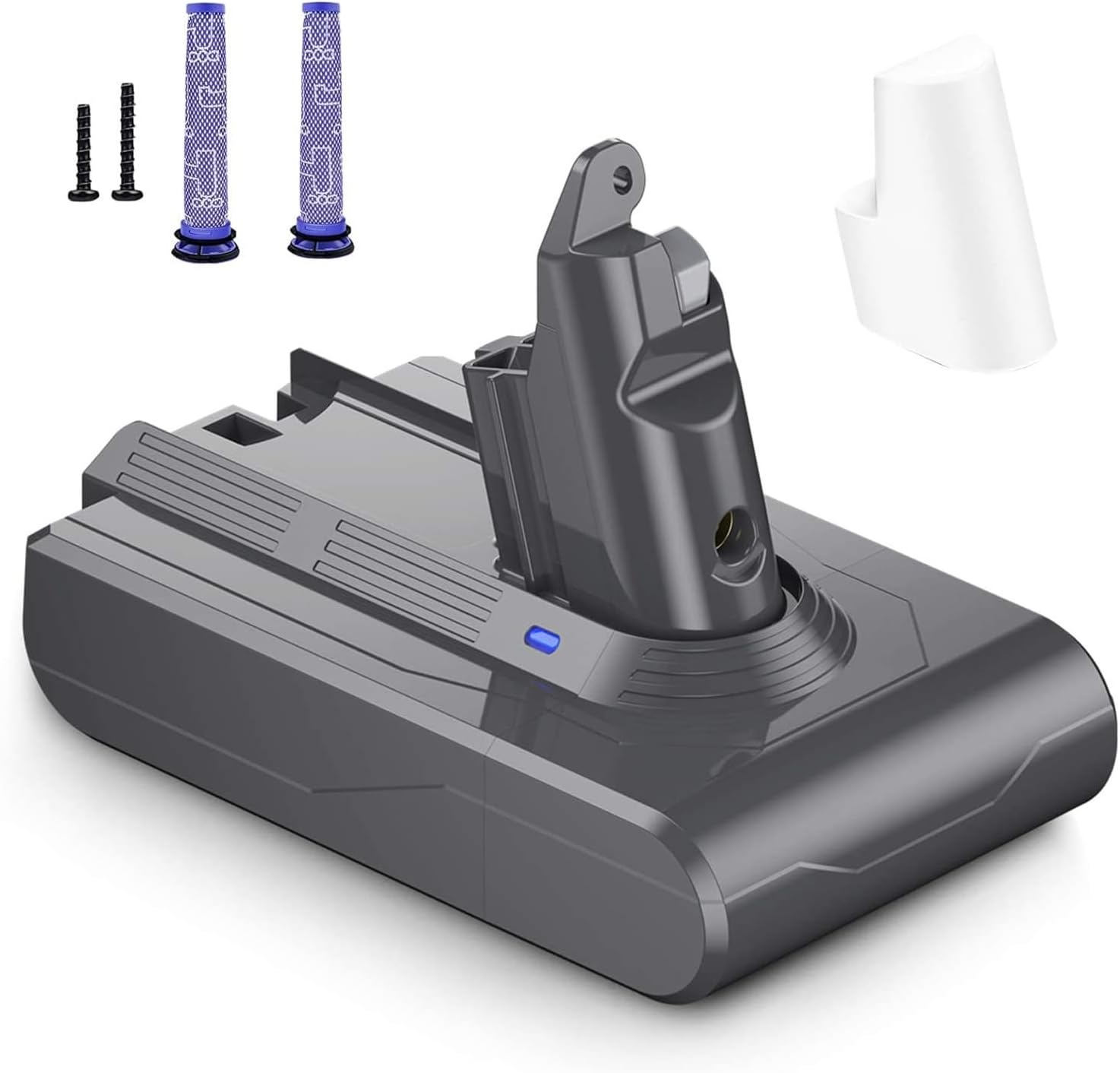Stofzuigeraccu 6800 mAh voor Dyson V6 + 2 filters - 32% Korting