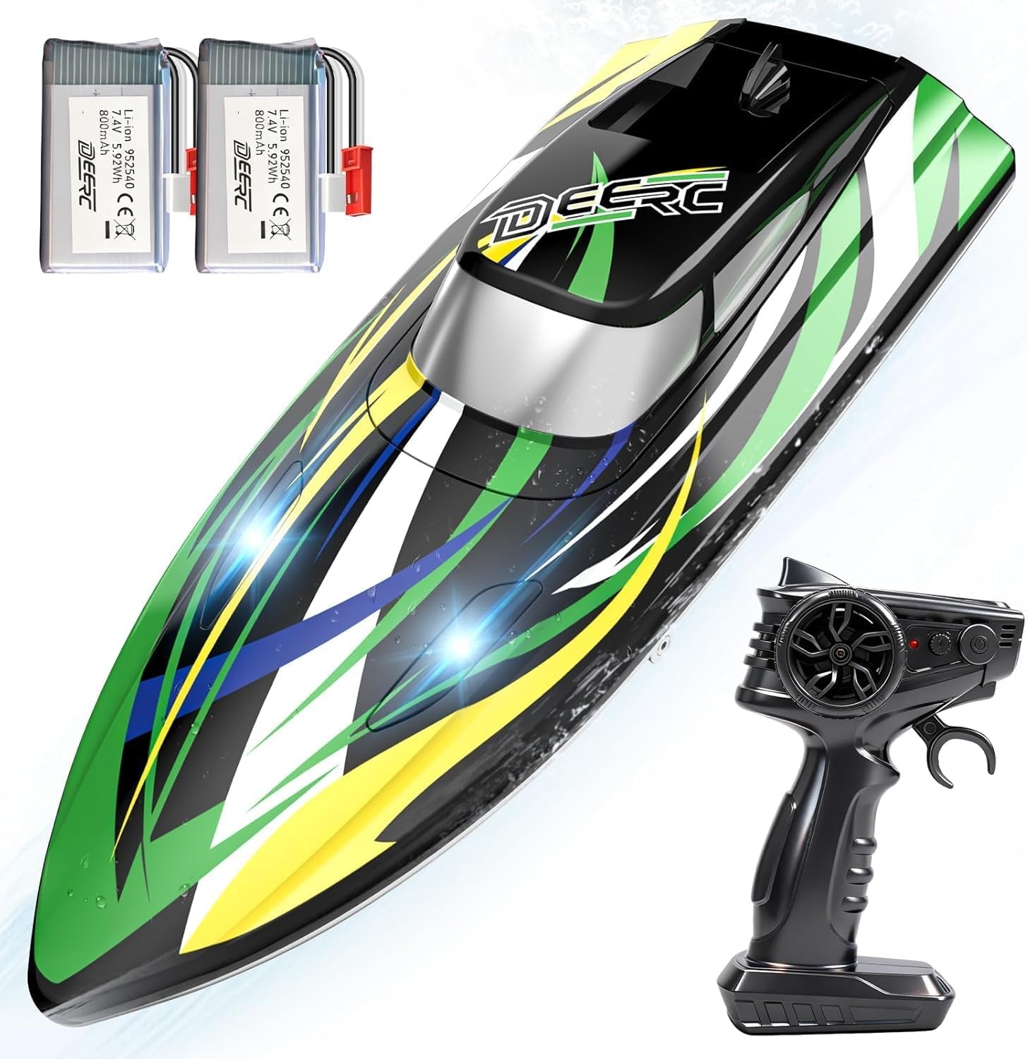 RC Speedboot Zwart 30 km/u - 34% Korting