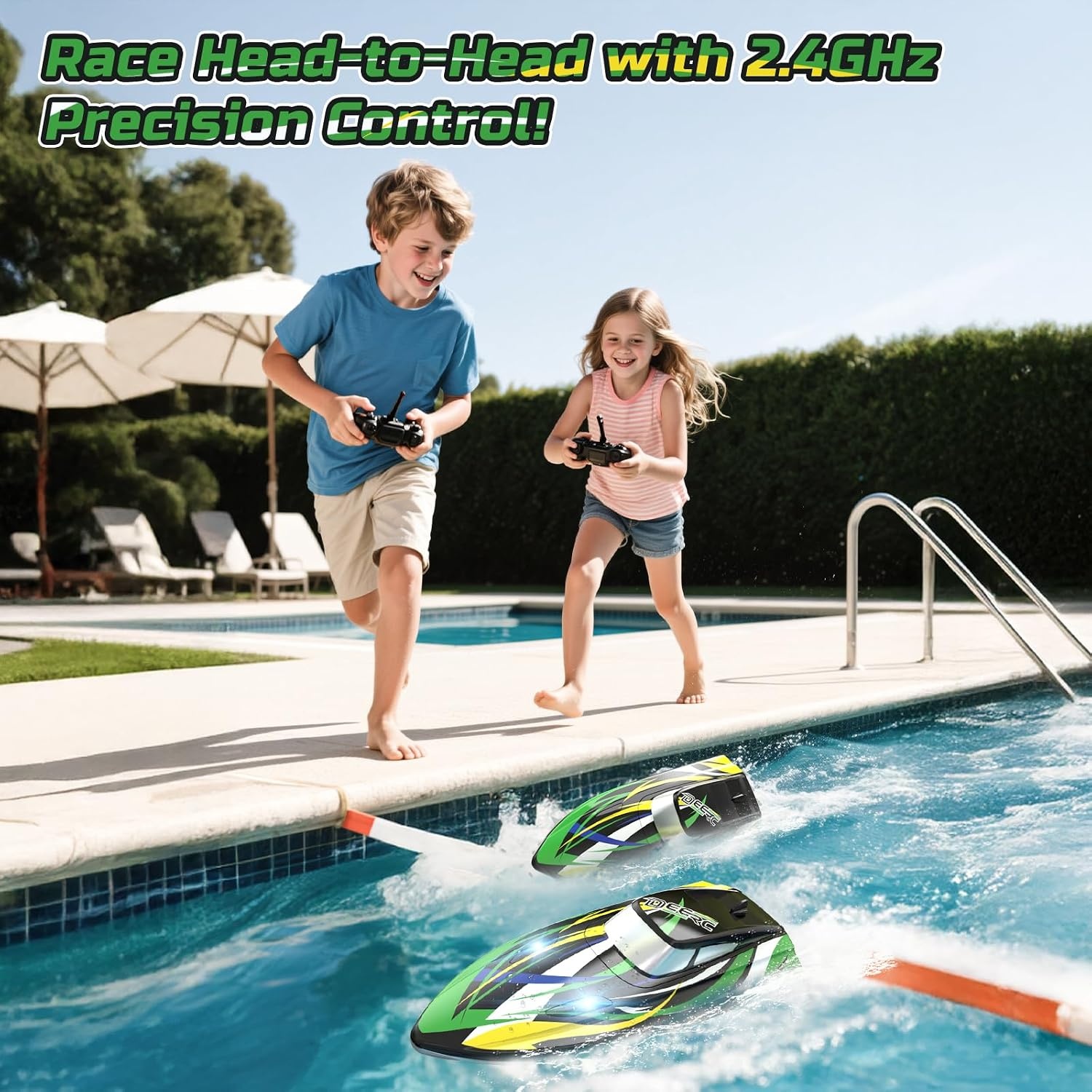 RC Speedboot Zwart 30 km/u - 34% Korting