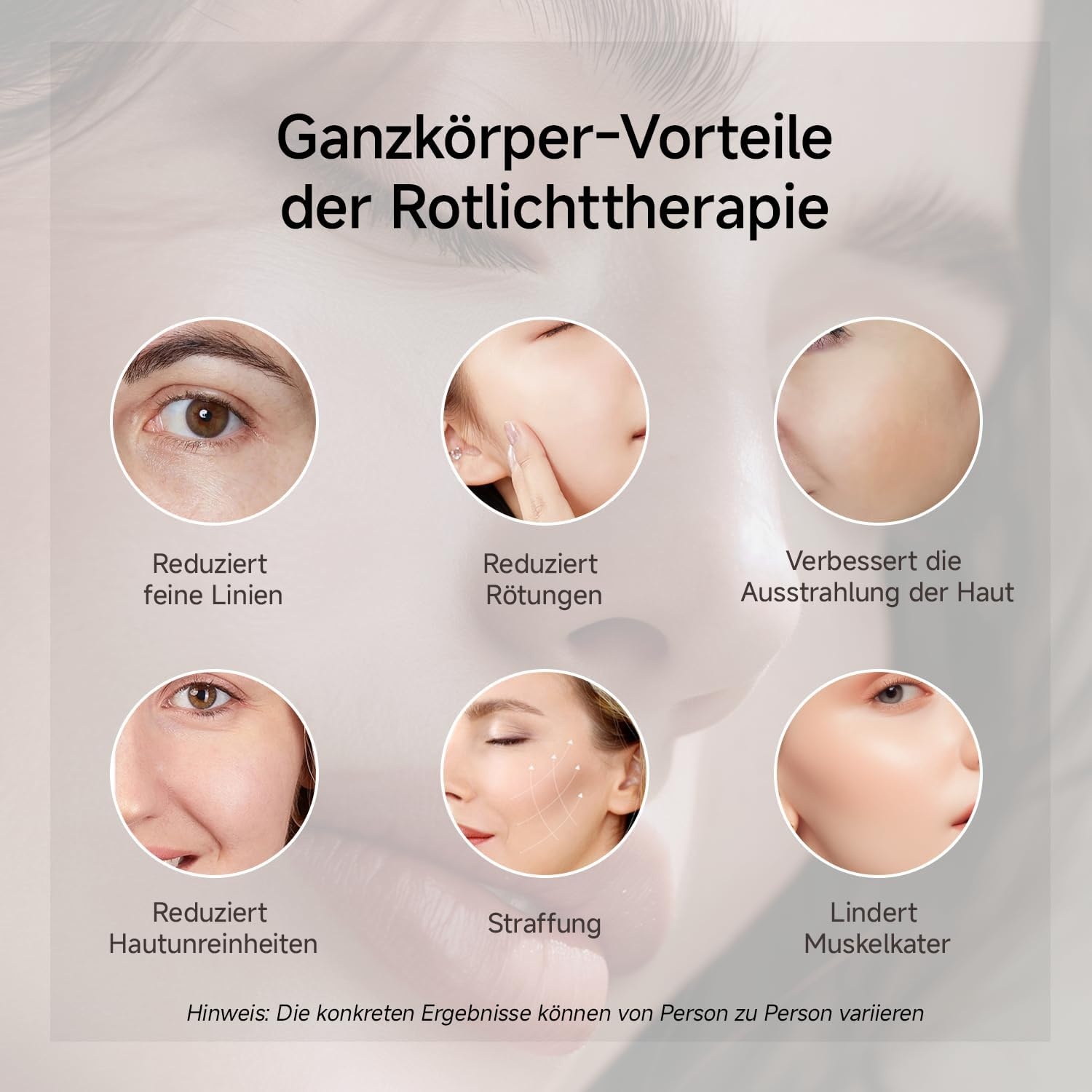 MEGELIN Led-lichttherapieapparaat met 8 kleuren, U-vormige infrarood roodlichtlamp voor gezicht, lichttherapie, led-gezichtsmasker, rug en lichaam