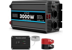 Omvormer Zuivere Sinus 3000W 12V - Ideaal voor Camper & Caravan (35% korting)