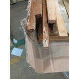 vidaXL Tuintafel 150x90x77 cm massief teakhout