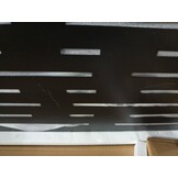 vidaXL Tuinpoort 85 x 125 cm Poedergecoat staal Zwart Vergrendelbaar