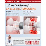 RANVOO [No.1 Clean & Whitening] Bubble Sound elektrische tandenborstel [100% plaque verwijdering] 60 dagen batterij, tandvleesbescherming, 3 modi, timer, reisslot, oplaadbaar, houder, stergrijs