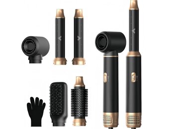 UMIGA Hairstyler 5-in-1 Airstyler, haarstyler, lucht, krultang, föhn, thermische borstel, stijlborstel, set, multistyler, ronde borstel, föhn, warmluchtborstel, haarstyling-apparaten, haardroger