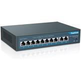 YuanLey 16-poorts PoE-switch met 2 Gigabit Ethernet-uplink, 1 SFP-poort, 250 W PoE+-poortondersteuning 802.3af/at, onbeheerde netwerkswitch met AI Watchdog, VLAN, 6KV-bescherming, Plug and Play in rek