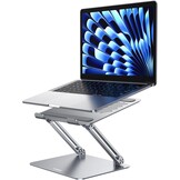 Laptopstandaard voor Bureau Aluminium Verstelbare Laptophouder, Ergonomische Laptopverhoger met Hitteventilatie Compatibel met MacBook Pro Air Dell Chromebook HP Notebook tot 17,3 Inch