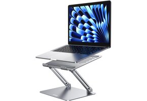 Verstelbare Laptopstandaard Aluminium (tot 17,3") - 33% Korting