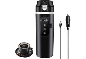 Auto Waterkoker 400ml - 33% Korting | 12V-24V, 80W RVS
