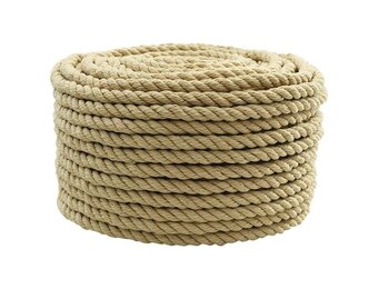 vidaXL Boottouw 10 mm 250 m Naturel