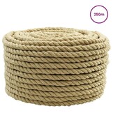 vidaXL Boottouw 10 mm 250 m Naturel