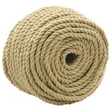 vidaXL Boottouw 10 mm 250 m Naturel