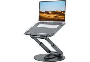Staande Laptopstandaard Zit-Sta Grijs - 34% Korting