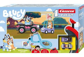 Bluey Slotracebaan 2,9m met Easy-Clip en Ergonomische Controllers - 34% Korting