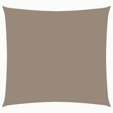 vidaXL Zonnescherm vierkant 7x7 m oxford stof taupe