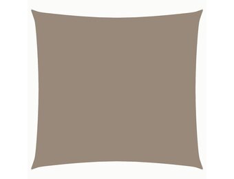 vidaXL Zonnescherm vierkant 7x7 m oxford stof taupe