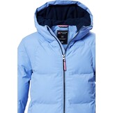 Killtec Meisjes Gewatteerde Winterjas met Capuchon Zwart-Blauw