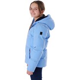Killtec Meisjes Gewatteerde Winterjas met Capuchon Zwart-Blauw