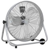 vidaXL Trommelventilator met wiel 73 x 42 x 70 cm Aluminium