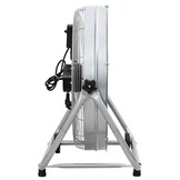 vidaXL Trommelventilator met wiel 73 x 42 x 70 cm Aluminium