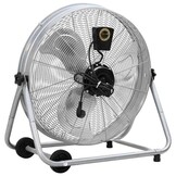 vidaXL Trommelventilator met wiel 73 x 42 x 70 cm Aluminium