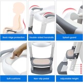Boby's Potty Training Toiletbril met Trapje - Opvouwbaar en Verstelbaar - Wit