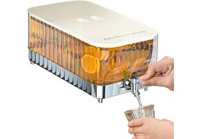 Drankdispenser 5.3L BPA-vrij met Kraan - Rechthoekig Koelkastmodel