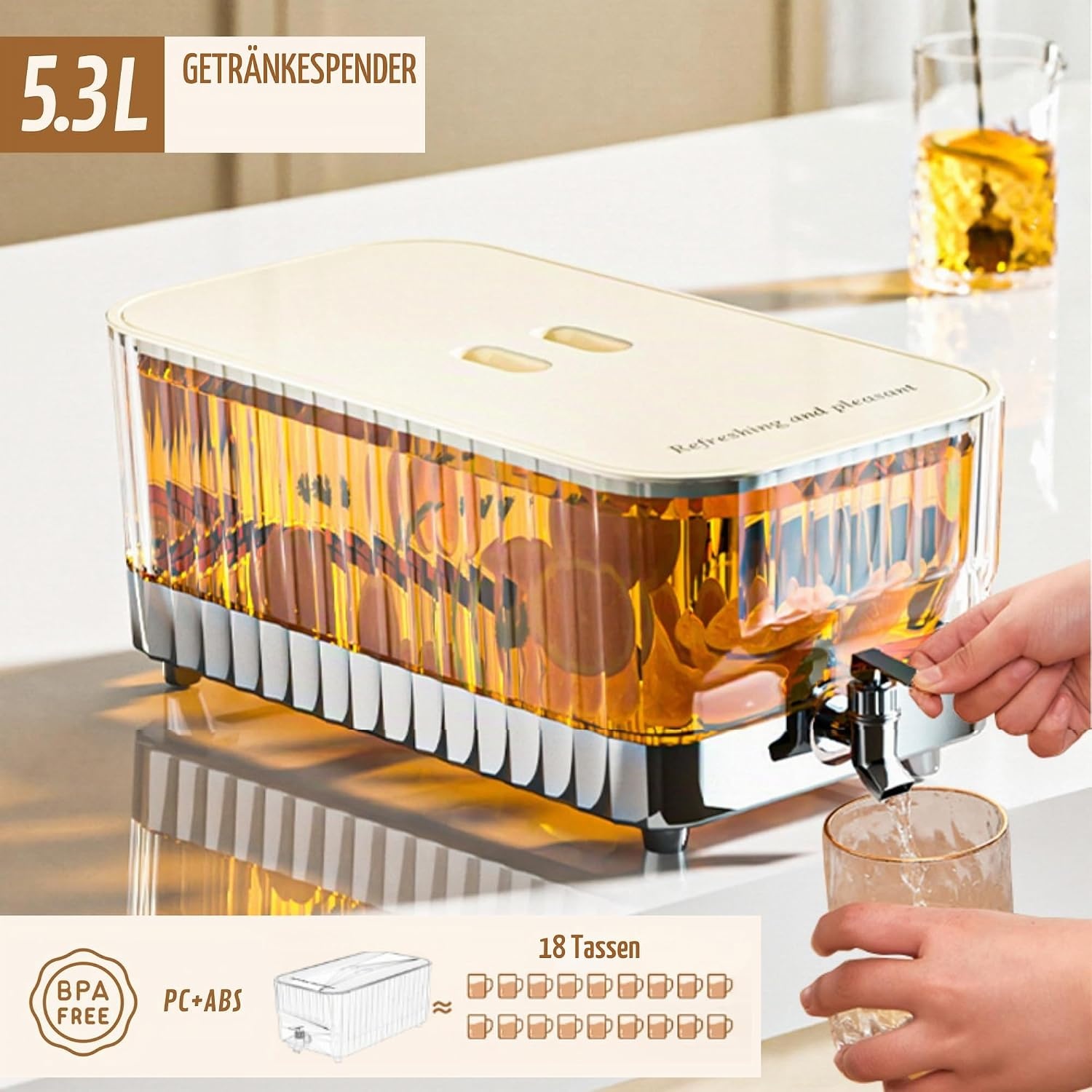 Magic Select Drankdispenser met Kraan - 5,3 Liter - BPA-vrij