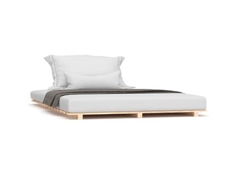 vidaXL Bedframe massief grenenhout 140x200 cm