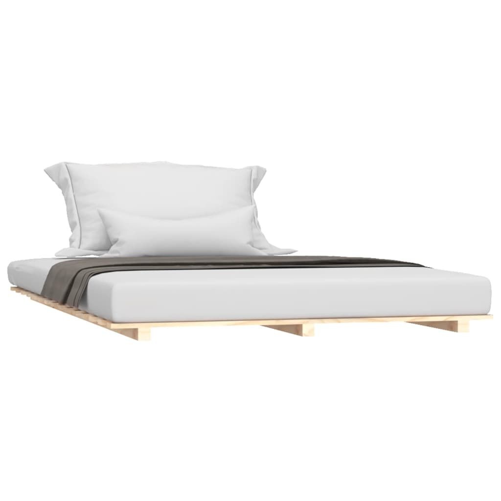 vidaXL Bedframe massief grenenhout 140x200 cm