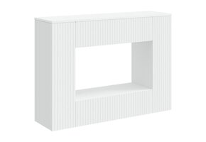 Wandtafel Wit 101 x 29 x 74 cm - Geconstrueerd Hout (59% Korting)