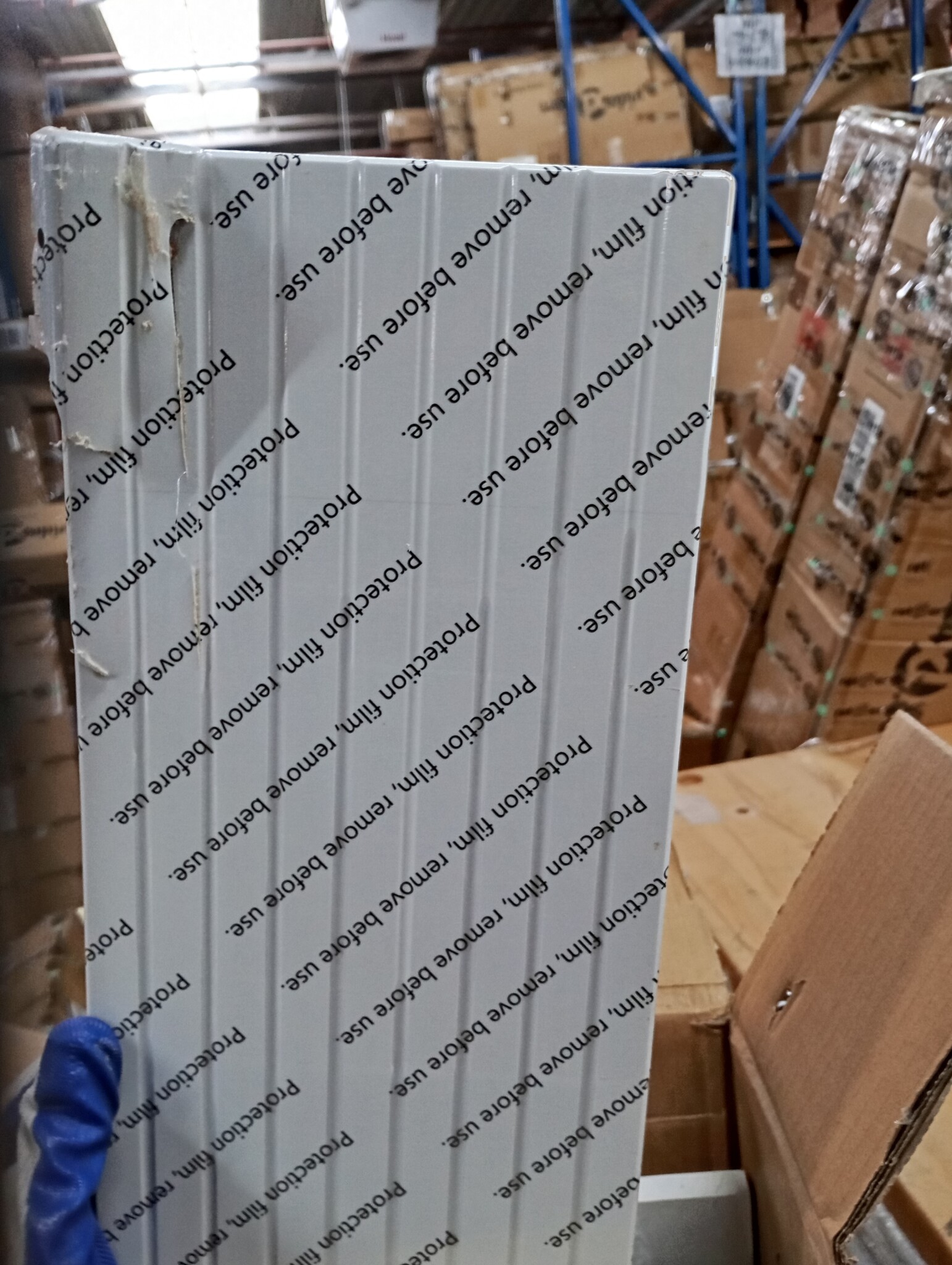vidaXL Wandtafel Wit 101 x 29 x 74 cm Geconstrueerd hout