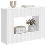 vidaXL Wandtafel Wit 101 x 29 x 74 cm Geconstrueerd hout