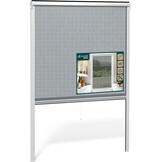 VOUNOT Rolhor voor Ramen - 130 x 160 cm - Wit - Oprolbaar en Op Maat Snijdbaar