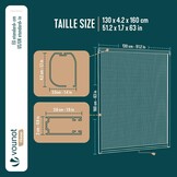 VOUNOT Rolhor voor Ramen - 130 x 160 cm - Wit - Oprolbaar en Op Maat Snijdbaar
