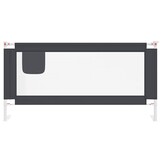 vidaXL Bedhekje peuter 180x25 cm stof donkergrijs
