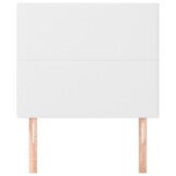 vidaXL Hoofdborden 2 st 90x5x78/88 cm kunstleer wit