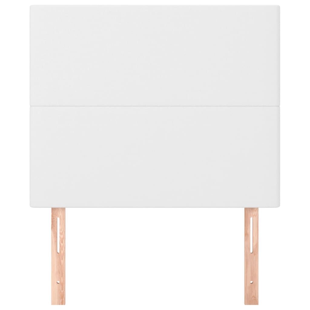 vidaXL Hoofdborden 2 st 90x5x78/88 cm kunstleer wit