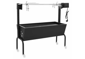 vidaXL Elektrisch BBQ Draaispit Roestvrij Staal - 60% Korting