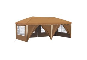 VidaXL Partytent Pop-up Beige 575x288x245 cm - 35% Korting